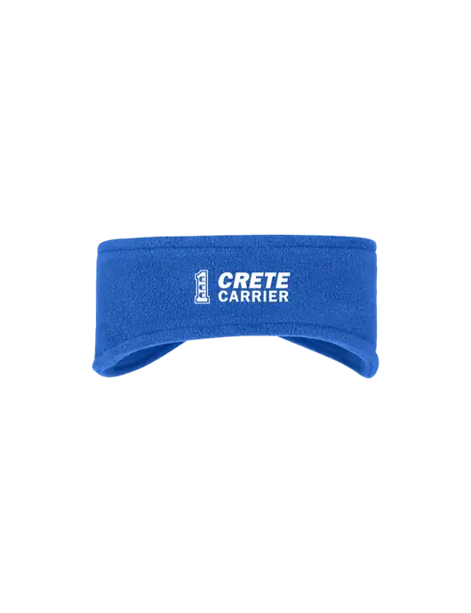 Royal Stretch Fleece Headband w/Crete Carrier Logo