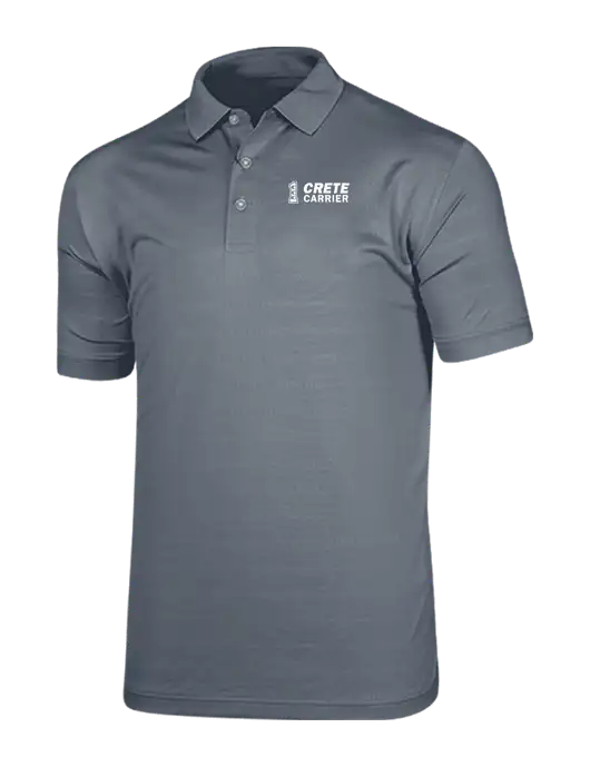Callaway Vibrant Light Grey Ventilated Polo w/Crete Carrier Logo