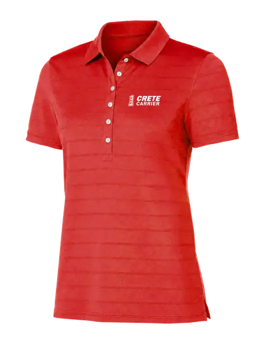 Callaway Womens Red Ventilated Polo w/Crete Carrier Logo