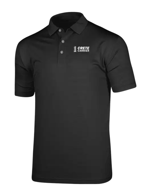 Callaway Vibrant Black Ventilated Polo w/Crete Carrier Logo