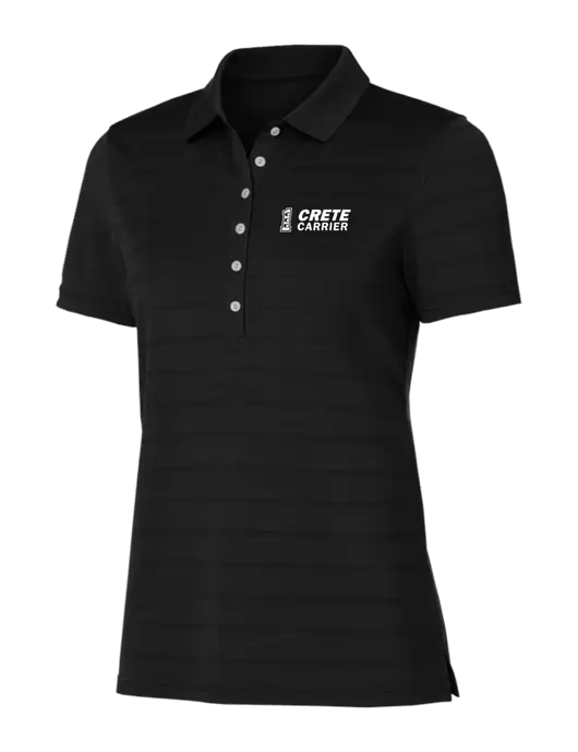 Callaway Womens Black Ventilated Polo w/Crete Carrier Logo