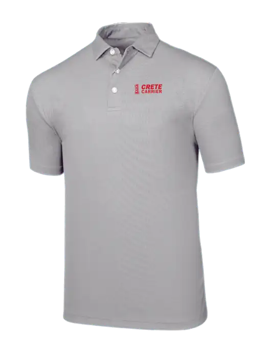 Callaway Birdseye Light Grey Polo w/Crete Carrier Logo