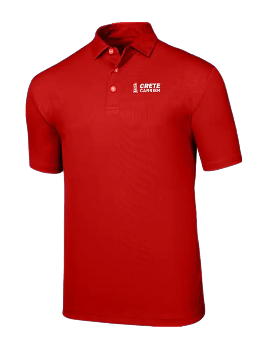 Callaway Birdseye Red Polo w/Crete Carrier Logo