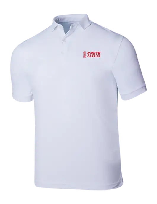 Callaway Ottoman Bright White Polo w/Crete Carrier Logo