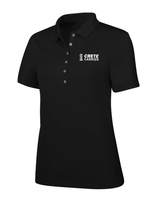 Callaway Womens Ottoman Black Polo w/Crete Carrier Logo