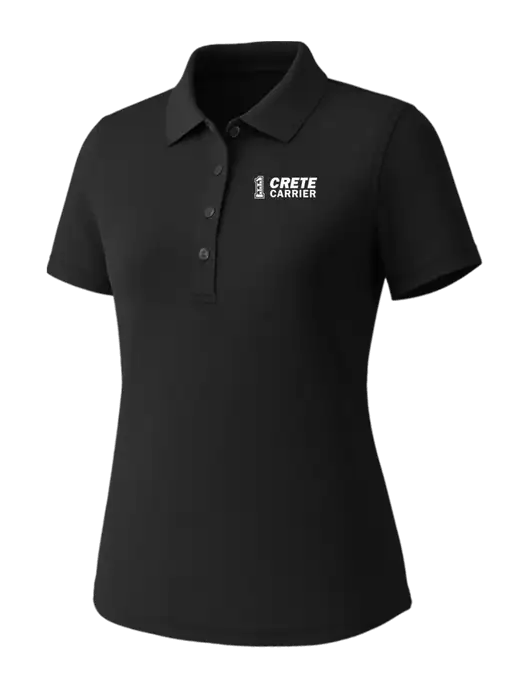 Callaway Womens Core Black Performance Polo w/Crete Carrier Logo