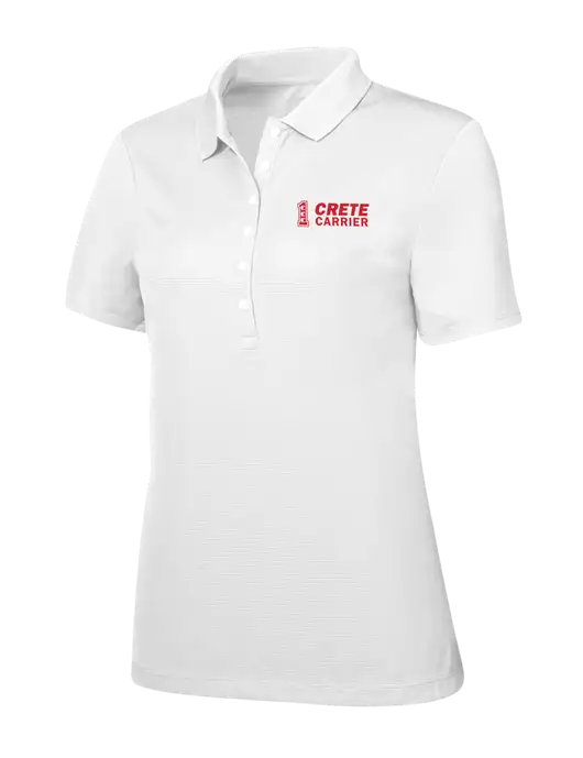 Callaway Womens Ottoman Bright White Polo w/Crete Carrier Logo