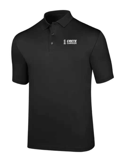 Callaway Opti-Dri Black Chev Polo w/Crete Carrier Logo