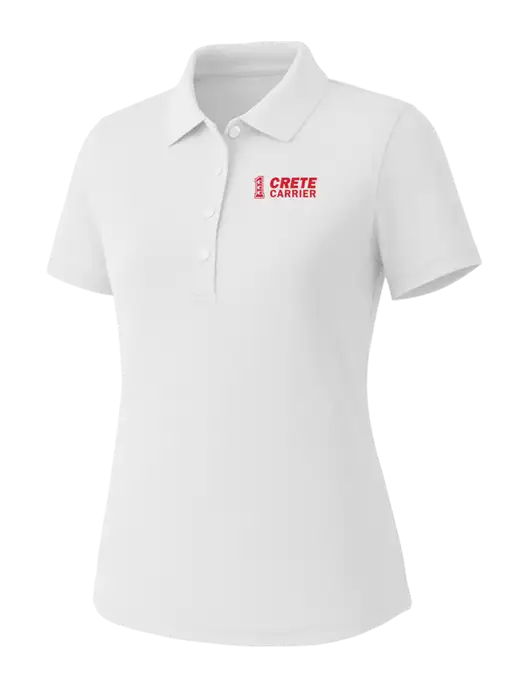 Callaway Womens Core Bright White Performance Polo w/Crete Carrier Logo