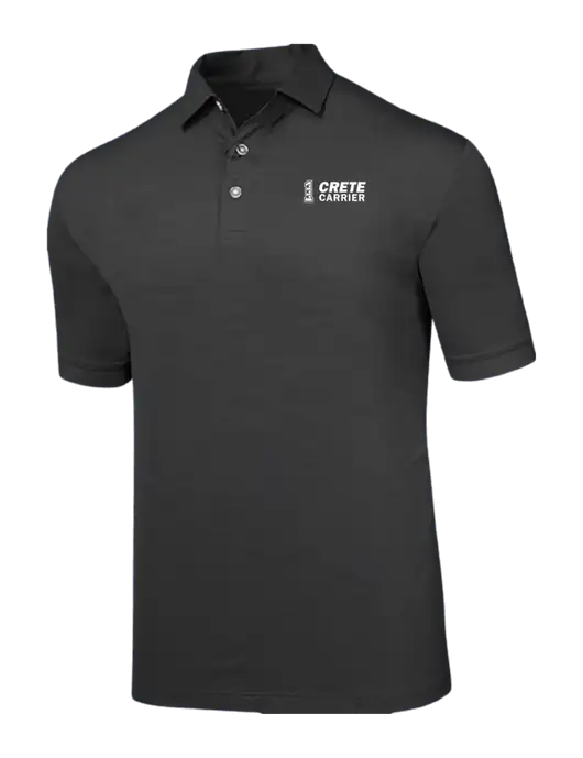 Callaway Black Fashion Tonal Polo w/Crete Carrier Logo