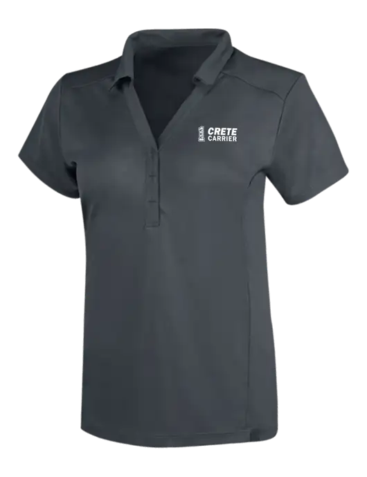 OGIO Dark Grey Womens Framework Polo w/Crete Carrier Logo