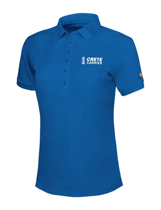 OGIO Womens Royal Blue Jewel Polo w/Crete Carrier Logo