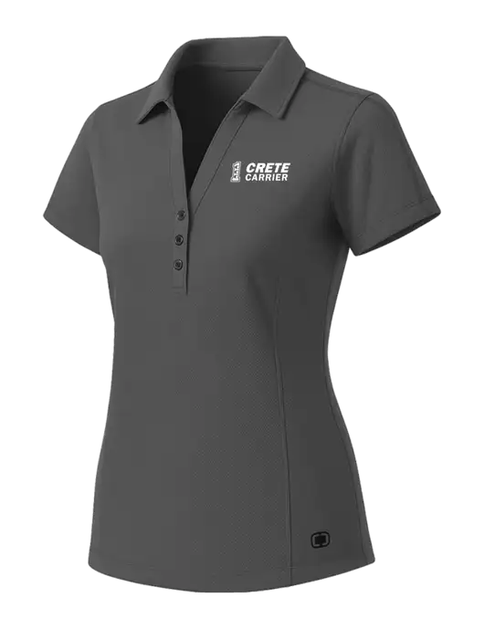 OGIO Womens Medium Grey ONYX Polo w/Crete Carrier Logo