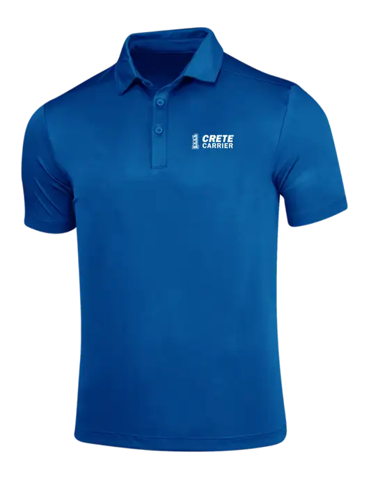 True Royal Posi-UV Pro Polo w/Crete Carrier Logo