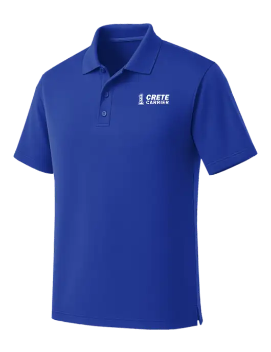 Dark Royal Dry Zone UV Micro Mesh Polo w/Crete Carrier Logo