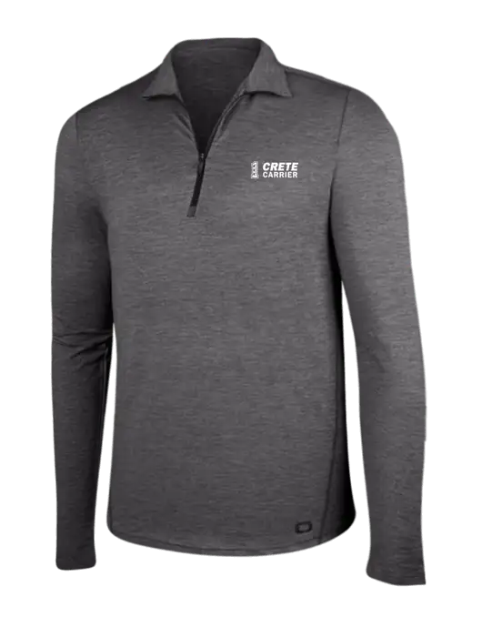OGIO Gear Grey Heather Endurance Force 1/4 Zip w/Crete Carrier Logo