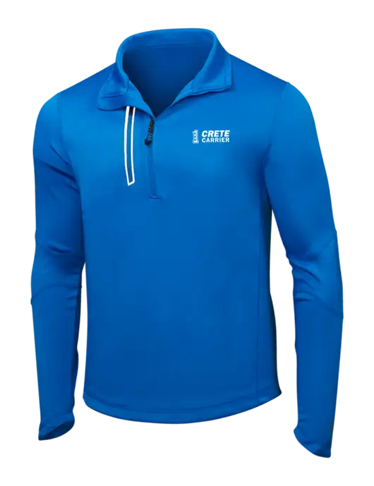 OGIO Electric Blue Endurance Fulcrum 1/4 Zip w/Crete Carrier Logo