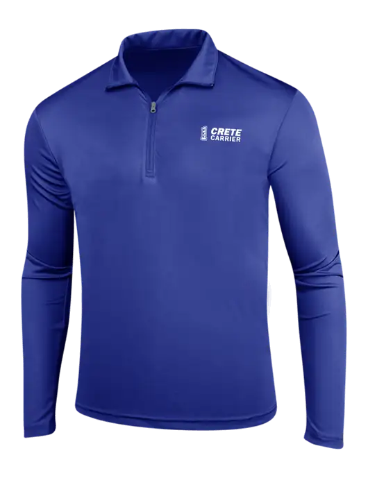Dark Royal PosiCharge Competitor 1/4 Zip Pullover w/Crete Carrier Logo