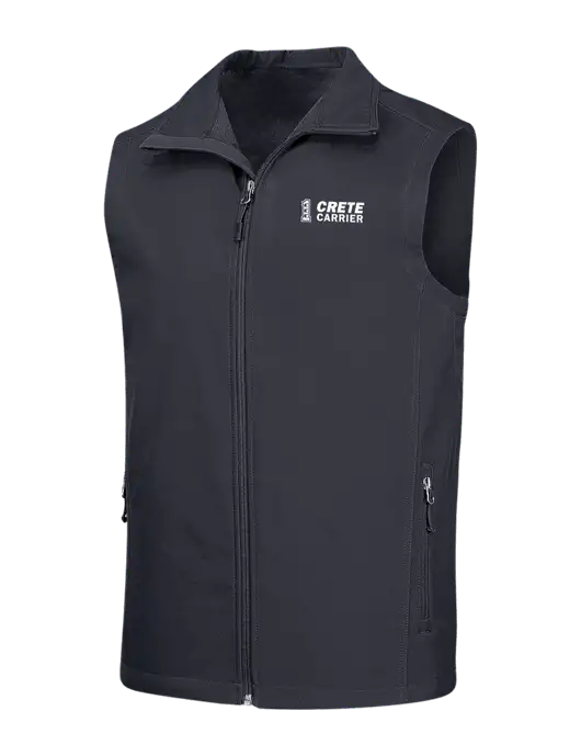 Dark Grey Core Soft Shell Vest w/Crete Carrier Logo