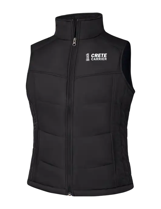 Womens Black/Black Vest w/Crete Carrier Logo
