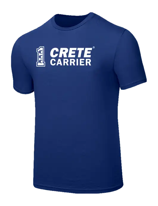 Seriously Soft Dark Royal T-Shirt w/Crete Carrier Logo