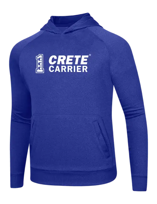 Tech True Royal Fleece Hooded Sweatshirt w/Crete Carrier Logo