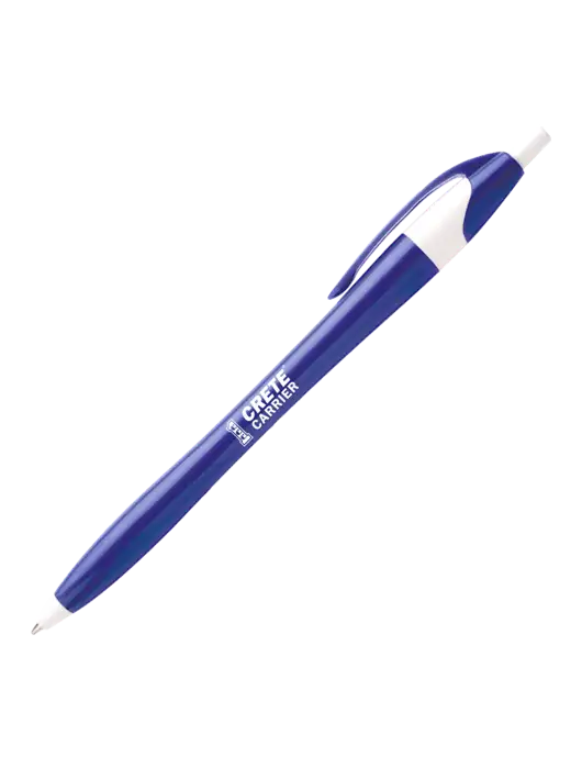 Novella Royal/White Executive Pen - Blue Ink w/Crete Carrier Logo