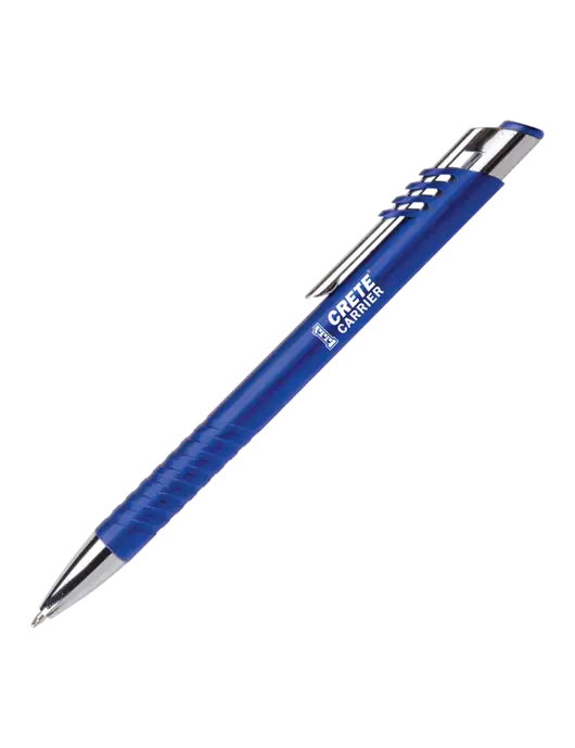 Schirhart Blue Pen - Black Ink w/Crete Carrier Logo