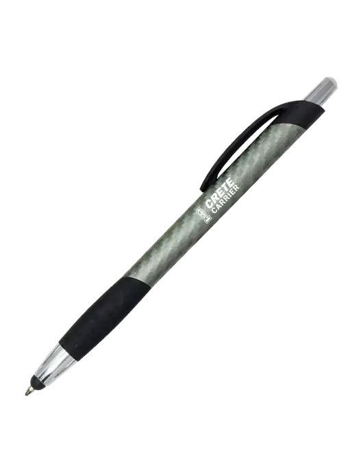 Sunray Gunmetal Stylus Pen w/Crete Carrier Logo