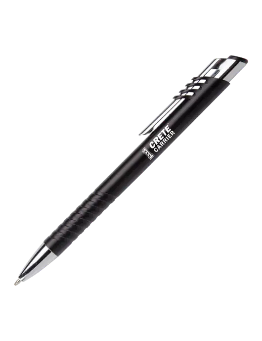 Schirhart Black Pen - Black Ink w/Crete Carrier Logo