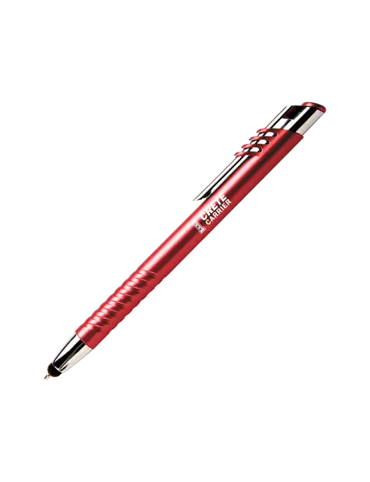 Schirhart Red Stylus Pen - Blue Ink w/Crete Carrier Logo