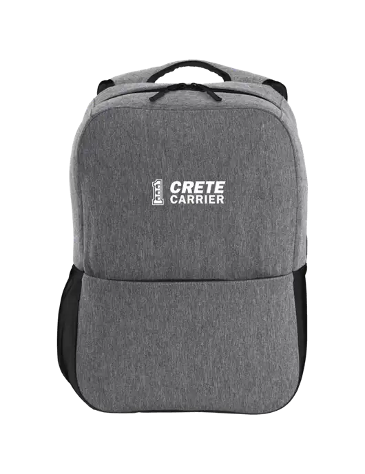 Access Square Laptop Graphite Heather/Black Backpack w/Crete Carrier Logo