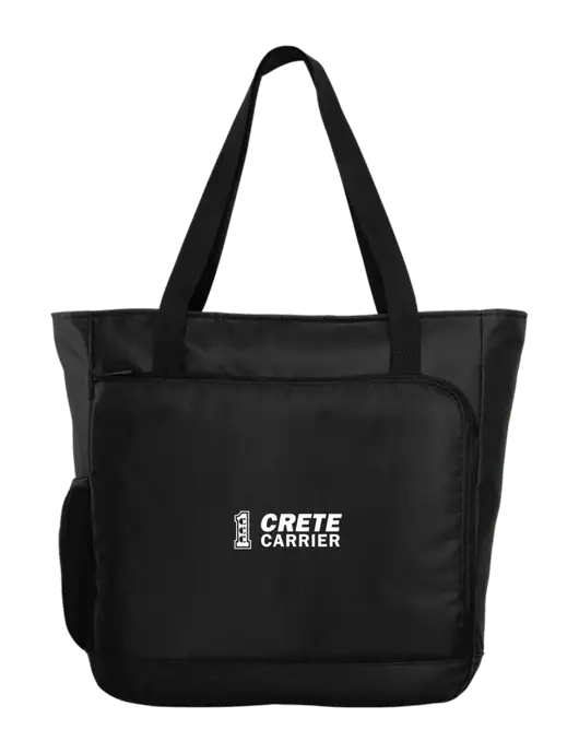 City Black Laptop Tote w/Crete Carrier Logo