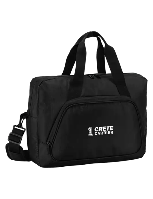 City Black Laptop Briefcase w/Crete Carrier Logo