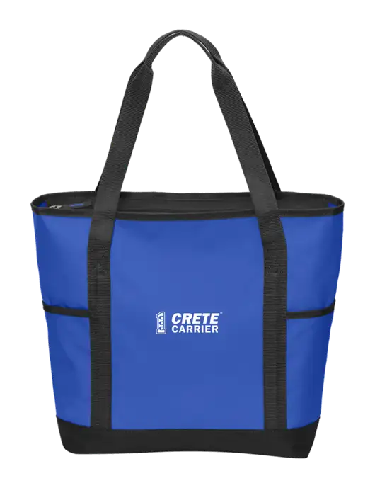 On the Go Royal/Black Tote w/Crete Carrier Logo