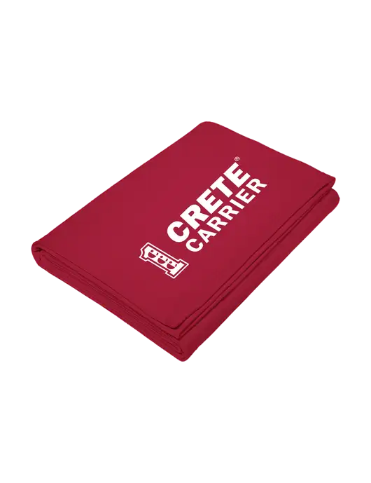 Core Red Fleece Sweatshirt Blanket w/Crete Carrier Logo
