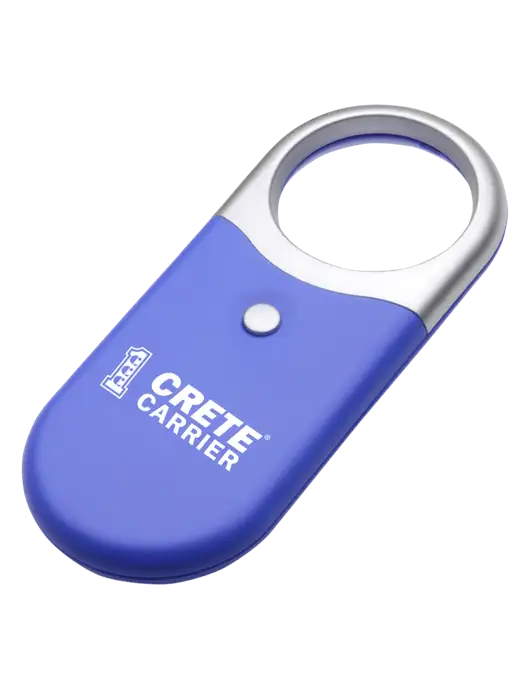 Compact Blue Magnifier Light w/Crete Carrier Logo