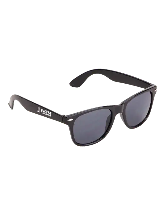 Daytona Black Sunglasses w/Crete Carrier Logo