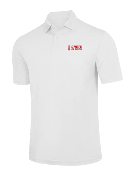 White PosiCharge Competitor Polo w/Crete Carrier Logo