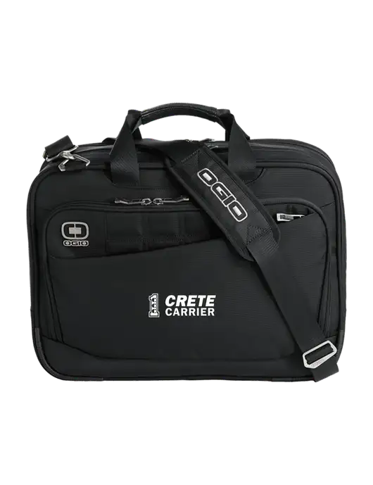 OGIO Black Element Laptop Messenger Bag w/Crete Carrier Logo
