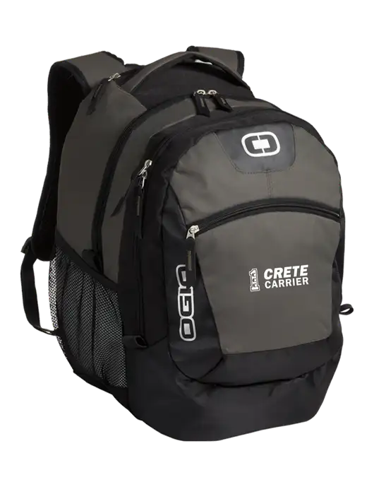 OGIO Grey Rogue Pack
 w/Crete Carrier Logo