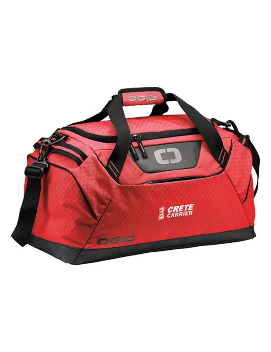 OGIO Red Catalyst Duffle
 w/Crete Carrier Logo