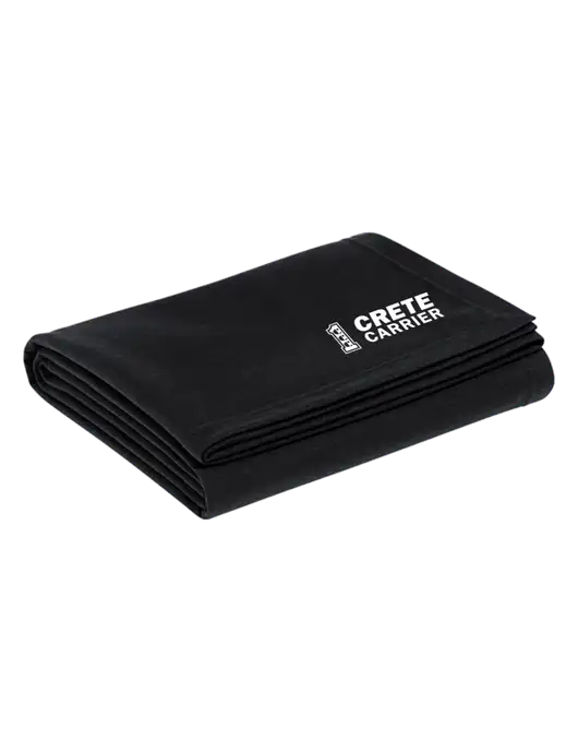 Recycled Black Blanket w/Crete Carrier Logo