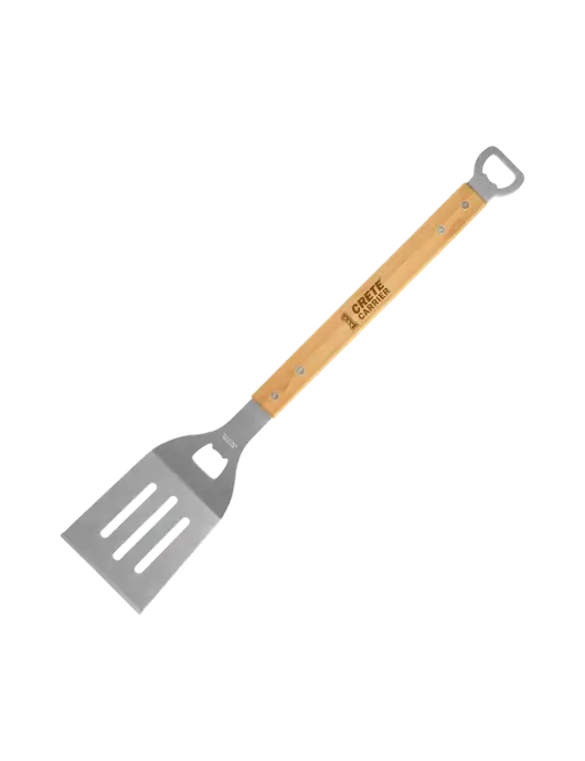 Bamboo BBQ Spatula w/Crete Carrier Logo