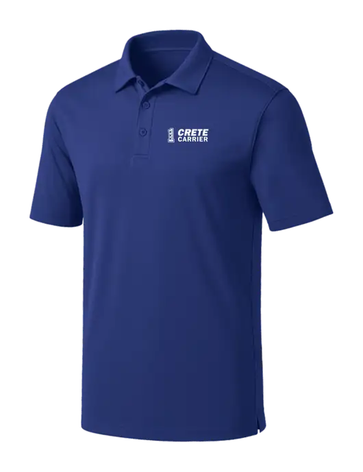 Dark Royal Silk Touch Performance Polo w/Crete Carrier Logo
