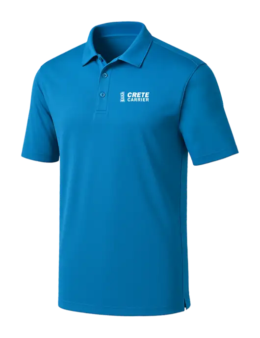 Royal Blue Silk Touch Performance Polo w/Crete Carrier Logo