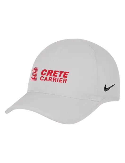 Nike White Featherlight Cap w/Crete Carrier Logo