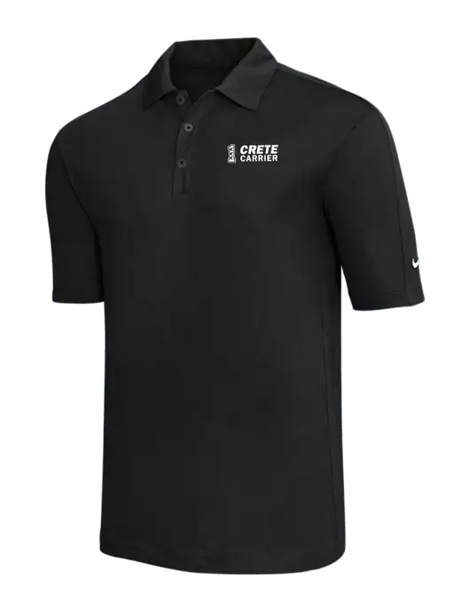 Nike Black Tech Sport Dri-FIT Polo w/Crete Carrier Logo