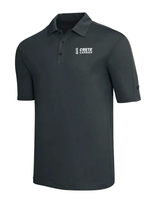Nike Dark Grey Tech Sport Dri-FIT Polo w/Crete Carrier Logo
