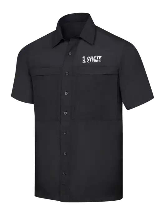 Black Short Sleeve UV Daybreak Shirt w/Crete Carrier Logo